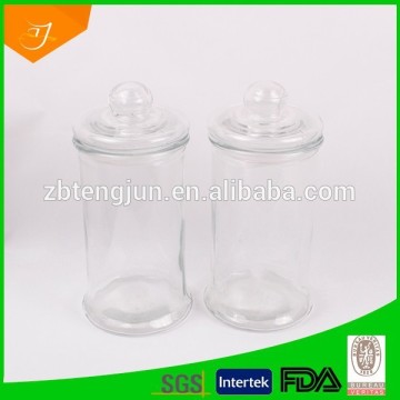 glass jar, large cookie jar, glass storge jars