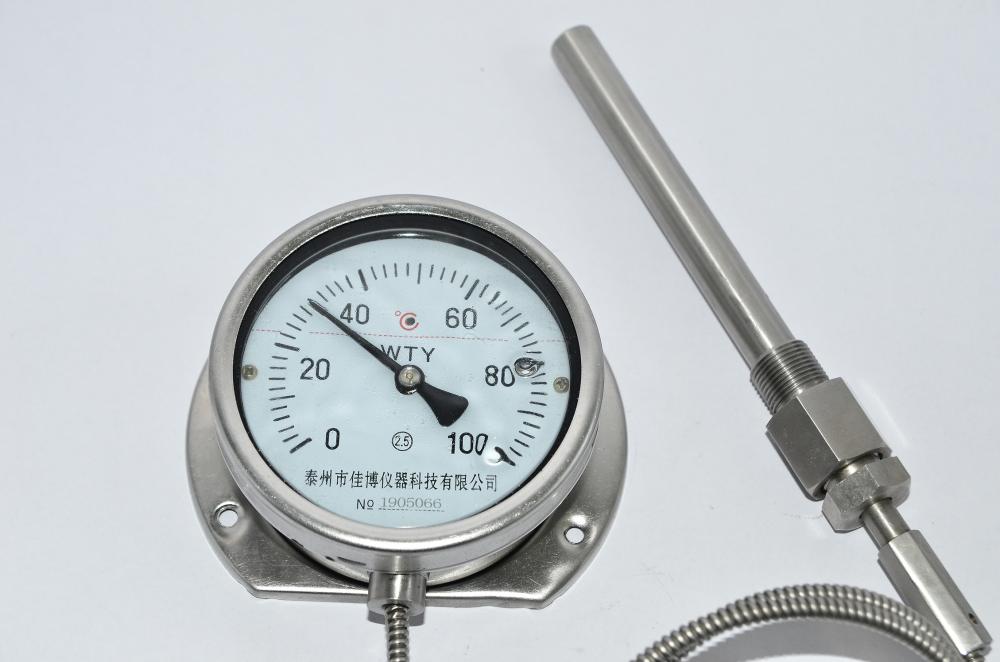 High Quality stainless bottom gas expansion thermometer