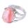 Assorted Watermelon Quartz Rings Owl Shape Ring for Women Quartz Crystal Heart Rings for Girl Women Wedding Adjustable ring