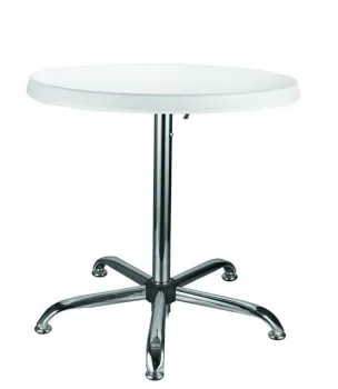 Adjustable Bar Table with Stainless Steel Legs