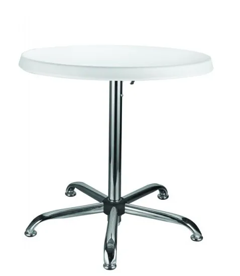 Adjustable Bar Table with Stainless Steel Legs
