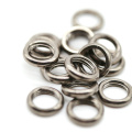 Carbon steel thin round nut nickel plated