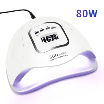 80W Nail UV Lamp For Manicure LED Nail Dryer Drying Nail Polish Ice Lamp Sun Light with 45 Pcs Leds Auto Sensor Nail Art Tools