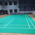 Suelo de bádminton de PVC para interiores con patrón de arena cristalina