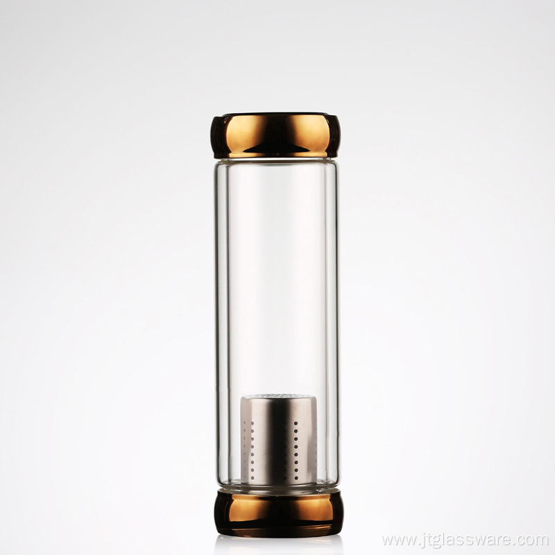 New Product Glass Bottle Tea Tumbler