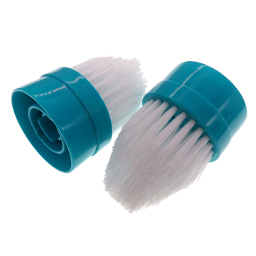 White PP Conical Cleaning Brush Heads for Electric Household Brush