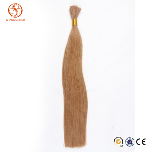 100% Unprocessed Natural Color Virgin Indian Hair Bulk Wholesale Price Straight Bulk Hair