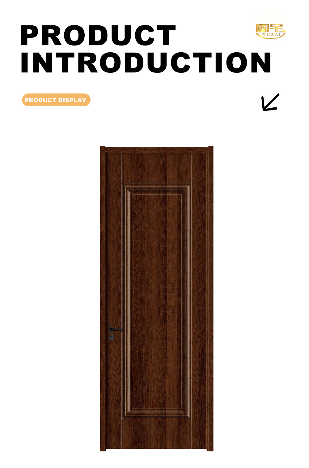 Classic Dark Splice Wood Door X