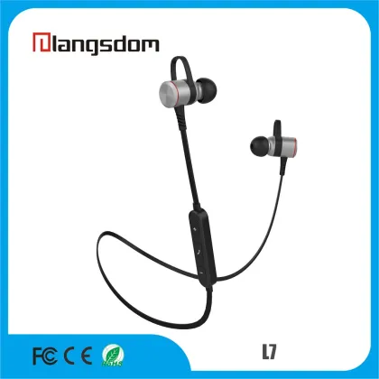 langsdom sport blue tooth headset earplug metal bluetooth wireless earphone