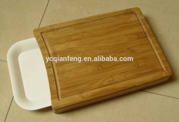 Bamboo Cutting boards, with food tray