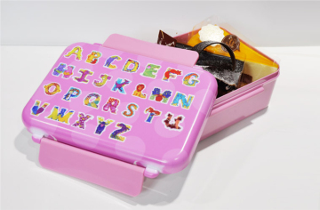 Environmental cartoon plastic lunch box for kids
