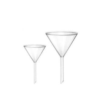 Laboratory Use Long Stem Glass Funnel 50ml