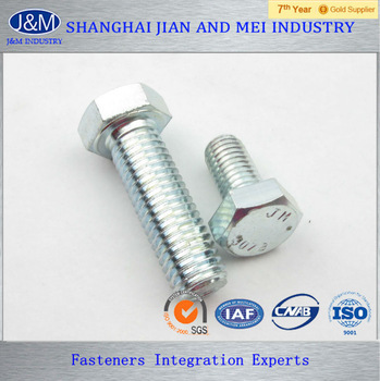 ss316 a4-70 double m30 hex bolt