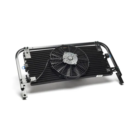 PartsMart: JRB000050, JRB000051, LR025985 - Defender Condenser/Fan and Frame Assembly