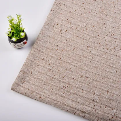 Polyester Spandex Brushed Hacci Rib Fabric for Pajamas