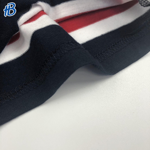 high quality custom short-sleeved striped polo shirts
