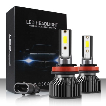 9005 9006 H11 H7 LED Car Headlight Bulbs 4300K 6000K COB CSP Automotive