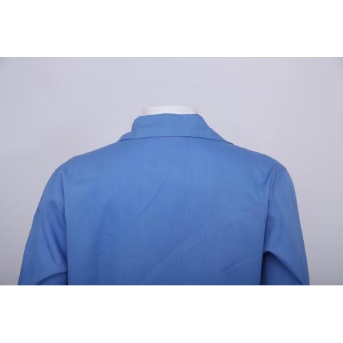 Abito uniforme del lavoratore blu manica corta