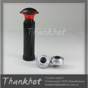Vacuum wine stopper with pump