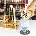 Cocktail Shaker Set Bartender Kit med stand