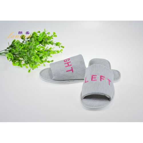 Knitted Soft Cotton Disposable Slippers