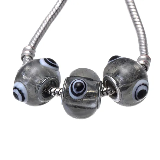 2016 promotion DIY murano glass beads bracelet handmade