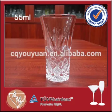 custom made factory sale rum shot glass 50ml