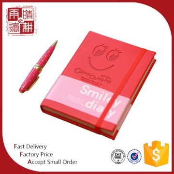 wholesale office leather diary/diary/diary with lock