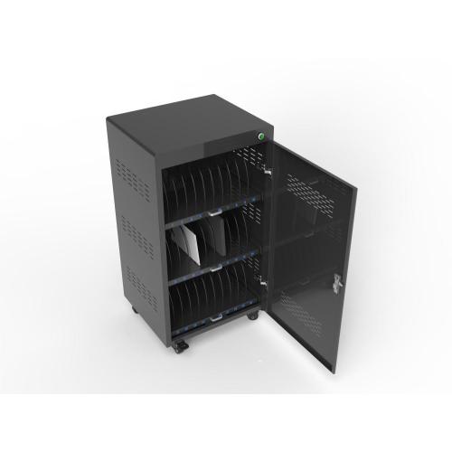 30 laptop charging computer cart with storage