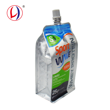 Custom Printing Leakproof Sport Drink Pouches: Refillable Flat Bottom Squeeze Bags