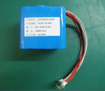 14.8V 10.4Ah rechargeable lithium batteries with smbus