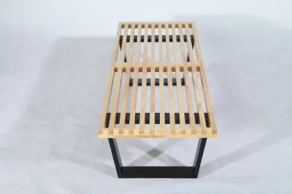 Replica Rubber Wood Nelson Bench