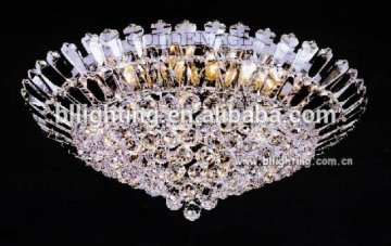 Round clear crystal led shop lights