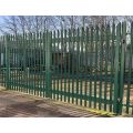 Стальное палисадовое ограждение для безопасных решений по периметру