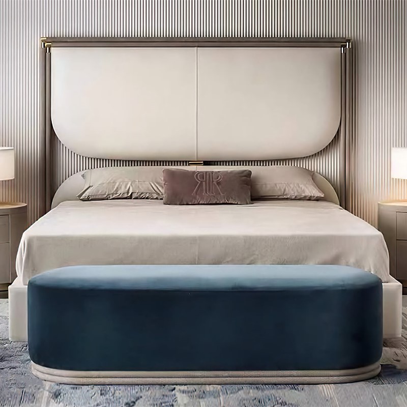 Sites Master Bedroom Le lit en cuir