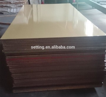mdf board with uv coating on surface--mocha color for cabinet