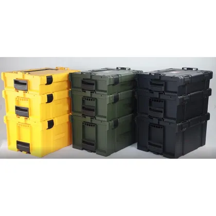 Plastic Toolbox Storage Case for Tool Parts and Shipping