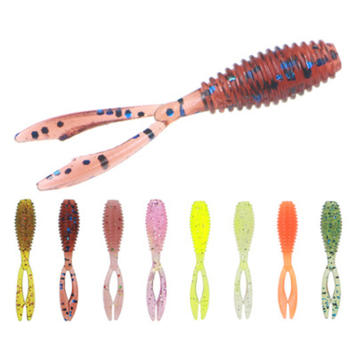 Twin Soft Fishing Lure Tail - 20pcs Lot 0.4g 3.5cm Ajing Rockfish Jig Swimbait