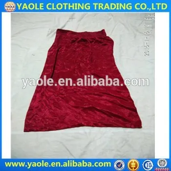summer islamic used clothing women cotton skirts for sale