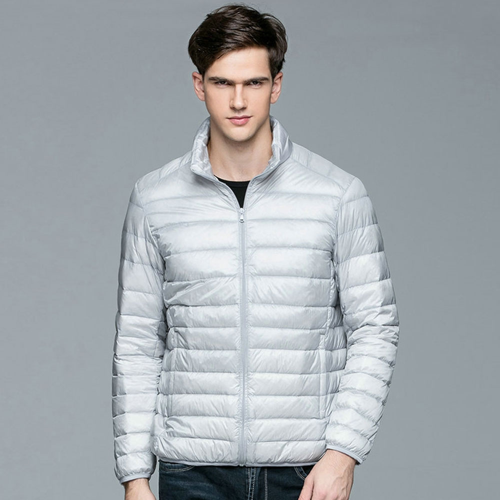 2020 New Casual Brand White Duck Down Jacket Men Autumn Winter Warm Coat Men's Ultralight Duck Down Jacket Male Windproof Parka