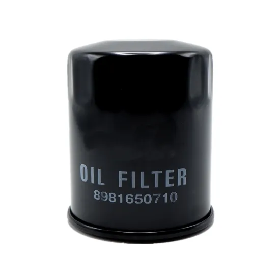 Best Quality Oil Filter Factory Price for 4JA1 4JJ1 4JK1 Pickups - OEM 8-98165071-0 for TFR D-max Mux