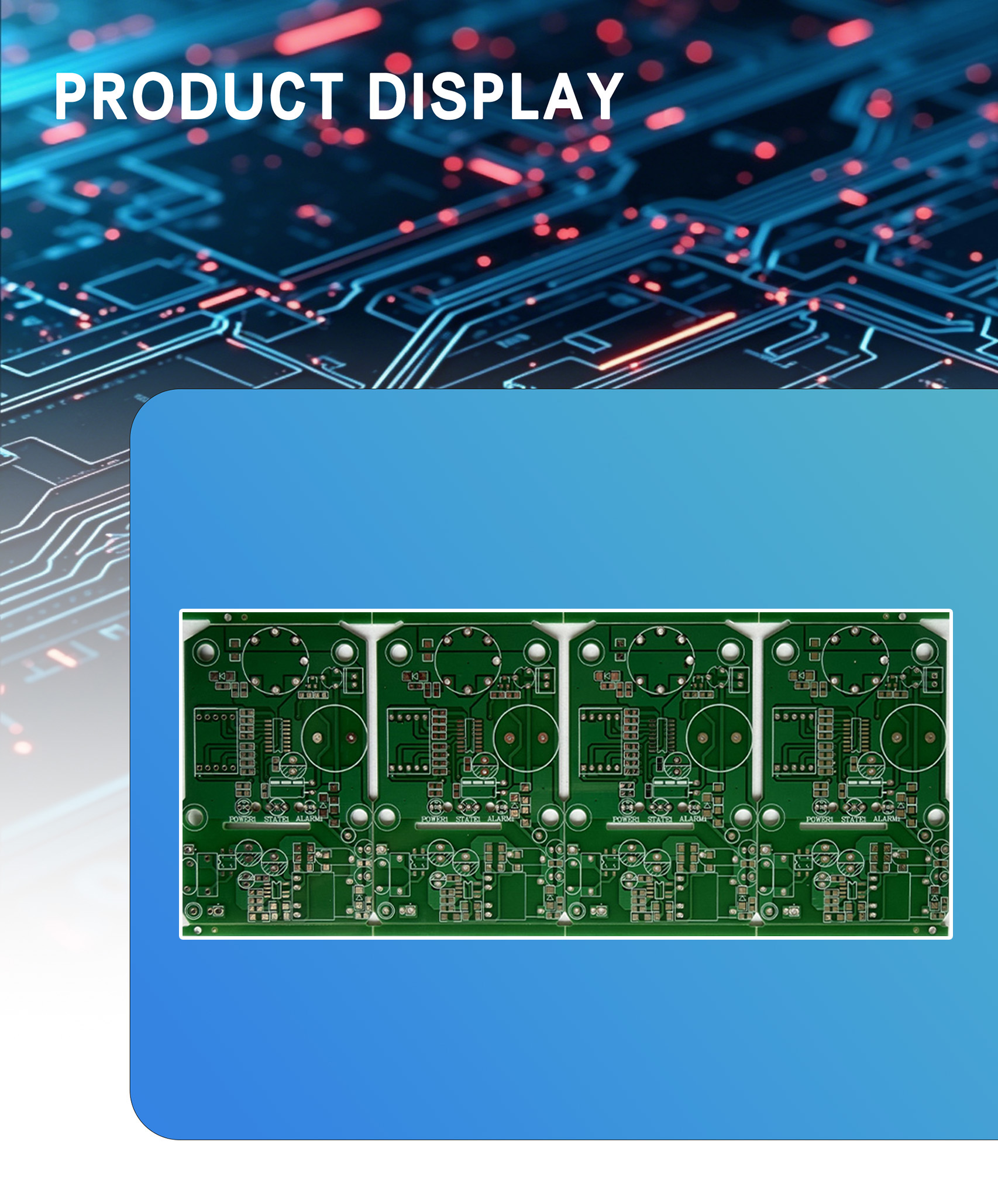 71.Double Sided Circuit Board for Gas Detector Alarm 000