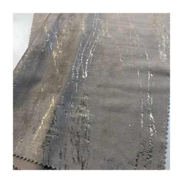 Holland Velvet Fabrics مع البرونز للمنسوجات المنزلية - 100 ٪ بوليستر