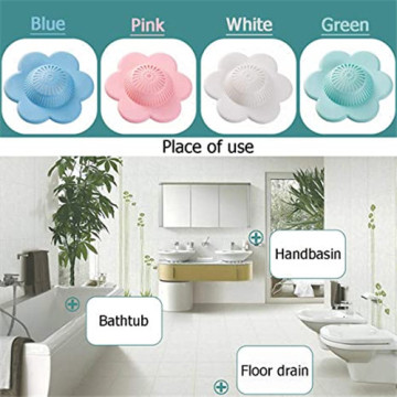 Hair Catcher Silicone Hair Stopper Shower Drain Covers