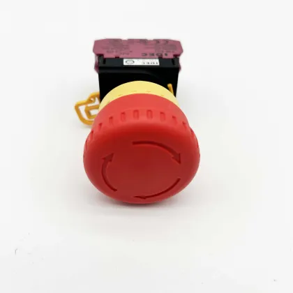 Search Engine for SOK Escalator Spare Parts: IDEC YW1B-V and YW-E01 Stop Switch Buttons