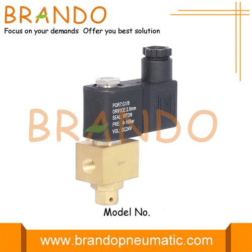 1/8 &#39;&#39; Caudal de flujo Válvula solenoide de latón ajustable