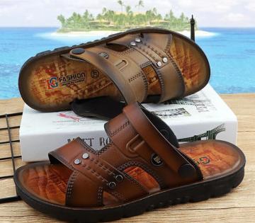 Factory Direct New Summer Men's Finger Style PU Injection Sandals at Discount Prices - Customizable Options Available