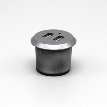 Prise cachée avec deux ports USB