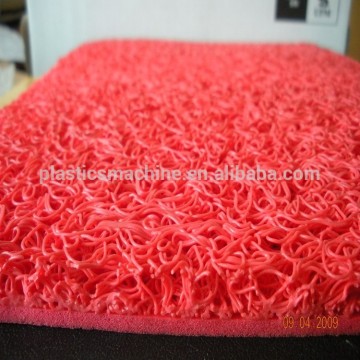 Plastic door mat making machine