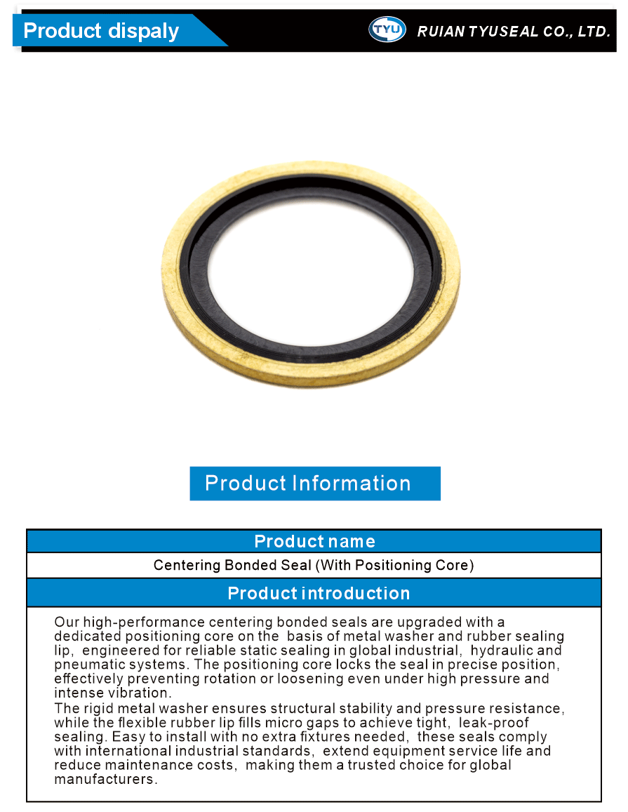 Bonded Centering Seal